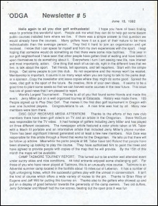 ODGA Newsletter v1n5 Jun92
