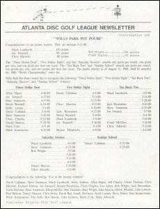 Atlanta DG League Jul 1988