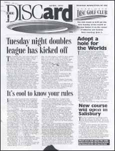 The DISCard Apr 97