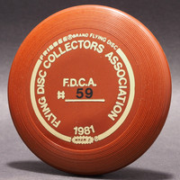 FDCA Member #59—Dave Smith—Wham-O Mini—Brown—Gold, Black