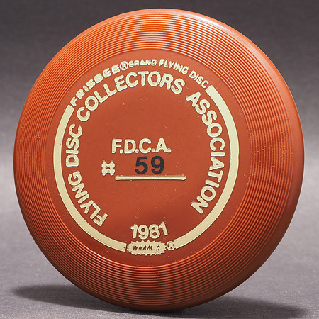 FDCA Member #59—Dave Smith—Wham-O Mini—Brown—Gold, Black