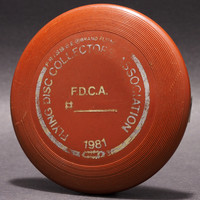 FDCA Member #6—Tim Willis—Wham-O Mini—Brown—Gold, Black