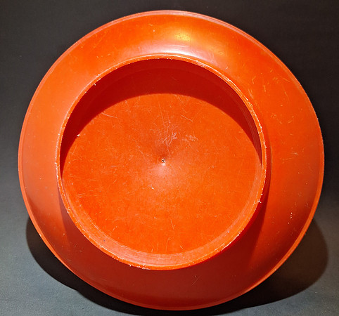 Gemloid Corp—Champion Spin Saucer—Red—Bottom