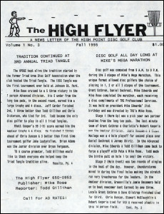 High Flyer v1n3 Fall95