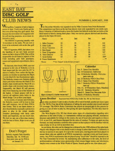East Bay DG Club N4 Jan1988 CA
