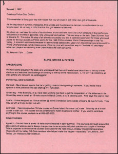 Madison Area Disc Club V1 Iss2 Aug 97