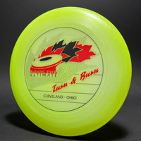Burning River—Cleveland—Discraft Ultra-Star—Yellow—Black, Red