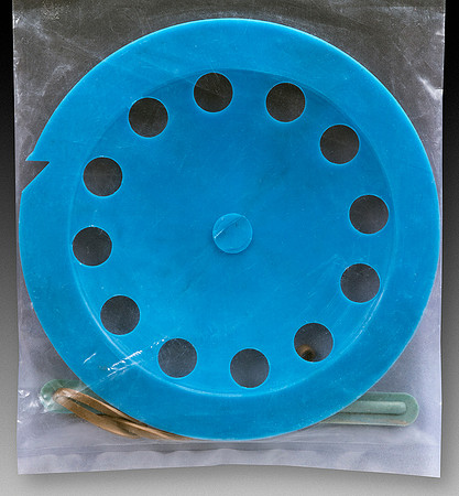 C & W Plastics—UFO—Blue—Bottom