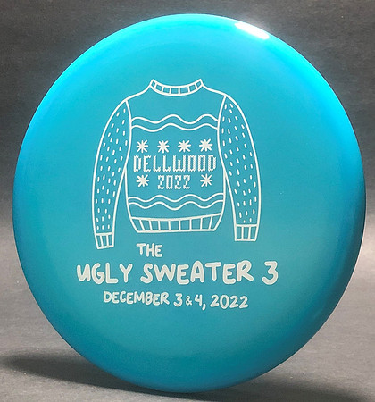 Ugly Sweater 3, 2022—Discmania Link—Blue—White
