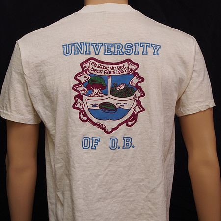1982 University of O.B. Tournament Shirt—Back