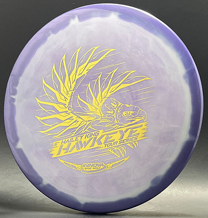 Hailey King—2022 Tour Series—Innova Hawkeye—Purple-Purple Swirl—Gold