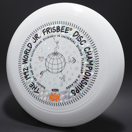 1992 World Jr. Championships—Wham-O 82E Mold—White—Black, Silver