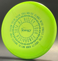 AJ Risley—2014 Fundraiser Disc—Legacy Ghost—Green—Metallic Green