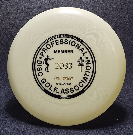 PDGA Member Disc—Wham-O 100D Mold—Fred Bregel #2033