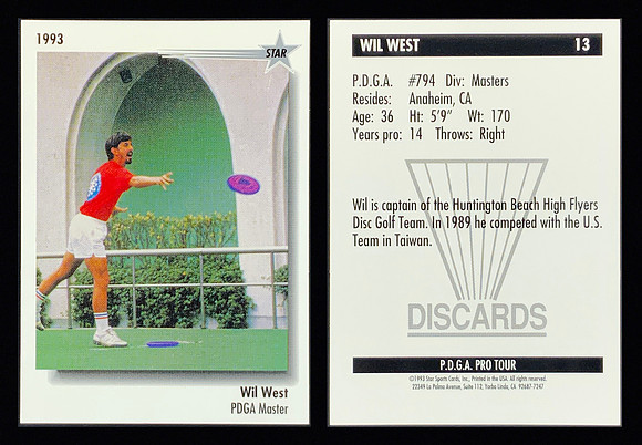 1993—Star Discards—#13C—Wil West—Image Variation