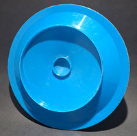 Girarex—Spinning Plate—Blue—Bottom