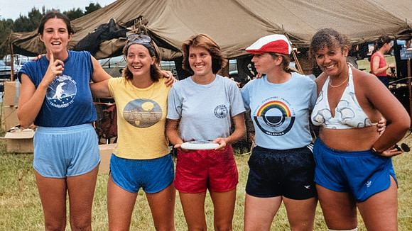 1983 PDGA Disc Golf World Championships—Marie Jackson, Vanessa Chambers, Ramona Hale, Rae LaVonne Stewart, Patti Kunkle