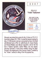 1990—Space Shots—#STS 41-D—"Frisbee" Deployment—Side 2