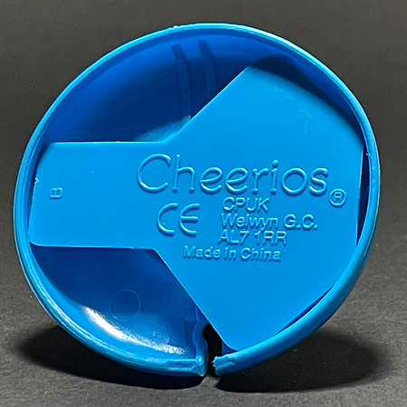 Cheerios—Flip'N Fly Knockoff—Blue—Back