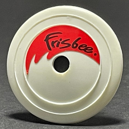 Barbie Frisbee—Mattel—White—Label