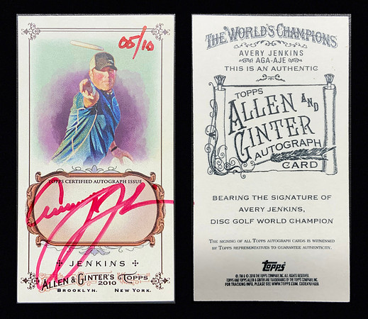 2010—Topps Allen and Ginter Autographs Red—#AGA-AJE— Avery Jenkins