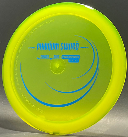 Power Disc, Champion—Phantom Sword—Yellow—Metallic Blue