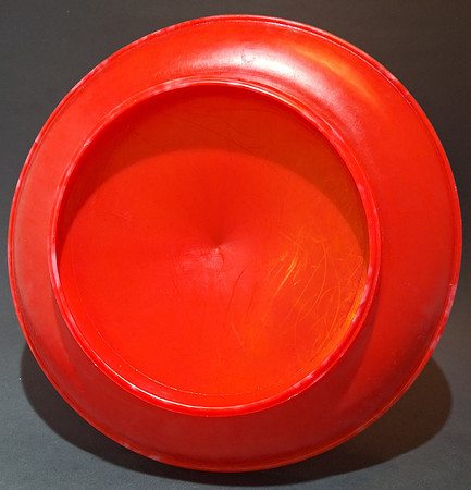 Hast Mfg. Co—Twirl-A-Saucer—Red—Bottom