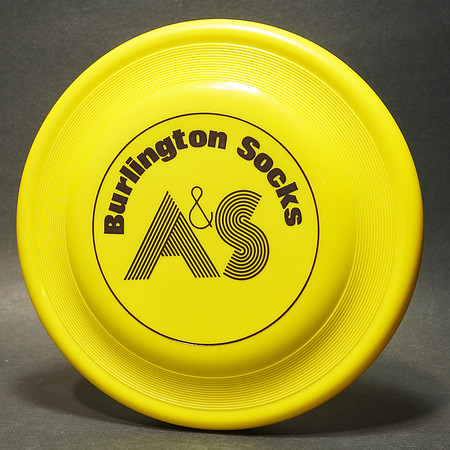 Burlington Socks—Wham-O FB6 Mold—Yellow—Black