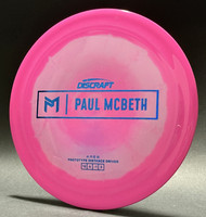 Ares, ESP—Paul McBeth Prototype—Pink-White Swirl—Metallic Blue