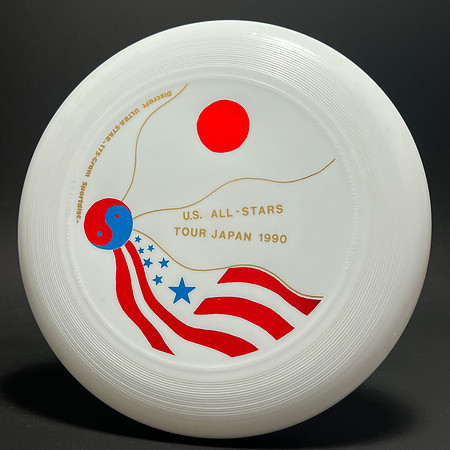 All-Stars Japan Tour, 1990—Discraft Ultra-Star—White—Gold, Red, Blue