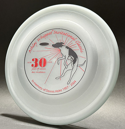 Ashley Whippet Invitational, 2004—Wham-O FB16 Mold—Unpigmented—Gold, Metallic Red, Black