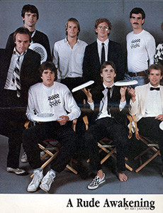 A Rude Awakening by Art Jahnke—Sportstyle 09-1983
