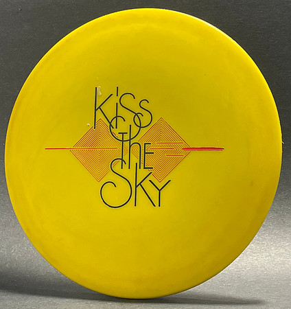 Kiss The Sky—Innova Teebird—Yellow—Black, Metallic Red