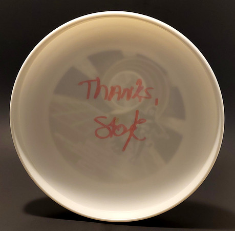 82E Mold—Specialty Disc—White—Green, Red, Copper—Back
