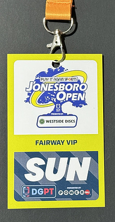 Badge—Jonesboro Open, 2026—Fairway VIP Sunday