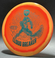 Cloud Breaker, Horizon C-Line—Gannon Buhr—Red-Orange Swirl—Metallic Blue