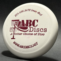 ABC Discs—Little Flyer Mini—White—Burgundy