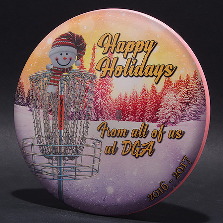 Christmas—DGA, 2016—Discraft Mini Buzzz—Pink Swirl—Supercolor