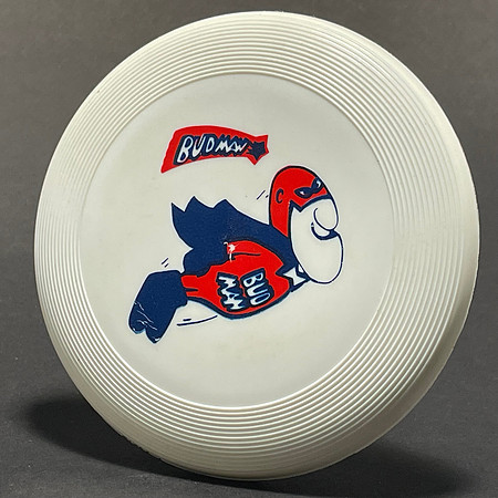Bud Man—Wham-O Mini—White—Red, Blue