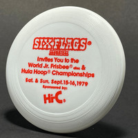 1979 World Jr. Frisbee & Hula Hoop Champ.—Wham-O Mini—White—Orange