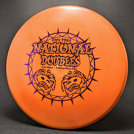 National Doubles, 2002—Innova Classic Roc—Orange (Dark)—Metallic Blue