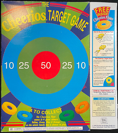 Cheerios Flyer-Flip'N Fly Knockoff—Nestle—Package—Back