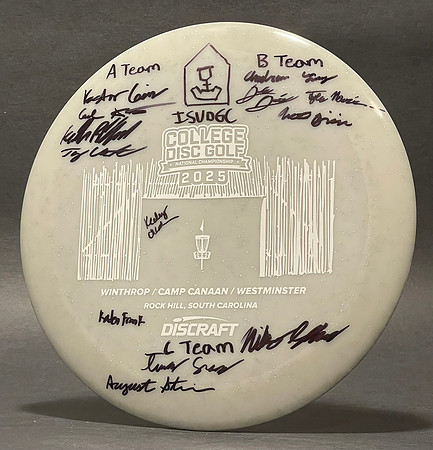 College DG National Champ, 2025—Discraft Force—Gray Metal Flake—White