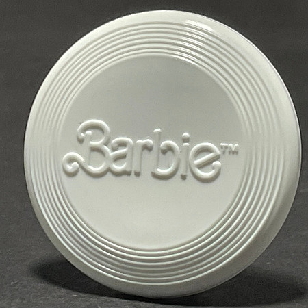 Mattel—Barbie Frisbee—White