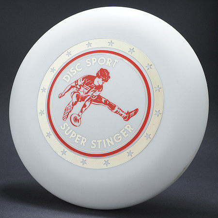 Disc Sport—Super Stinger—White—Gold, Red (AIM)