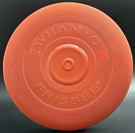 Wham-O Frisbee®—3 Mold—Red—Pat. Pend. on Esker—No T.M. Script—No extra mold flaws
