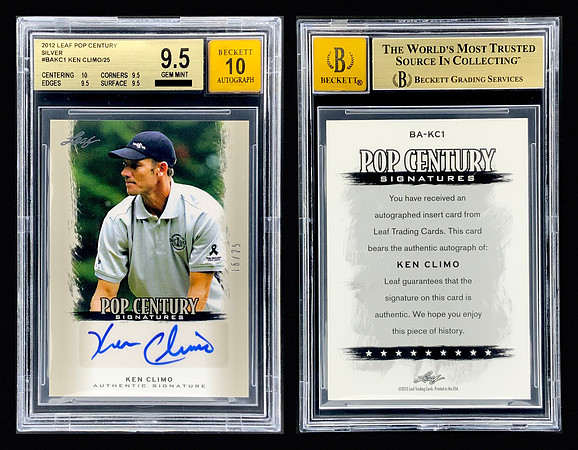 2012 Leaf Pop Century Silver #BAKC1 Ken Climo