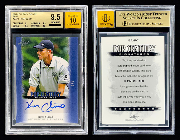 2012 Leaf Pop Century Blue #BAKC1 Ken Climo