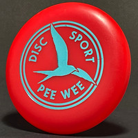 Disc Sport—Pee Wee Mini—Red—Metallic Silver