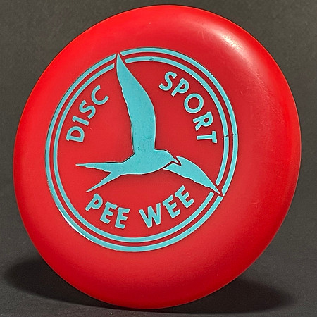 Disc Sport—Pee Wee Mini—Red—Metallic Silver